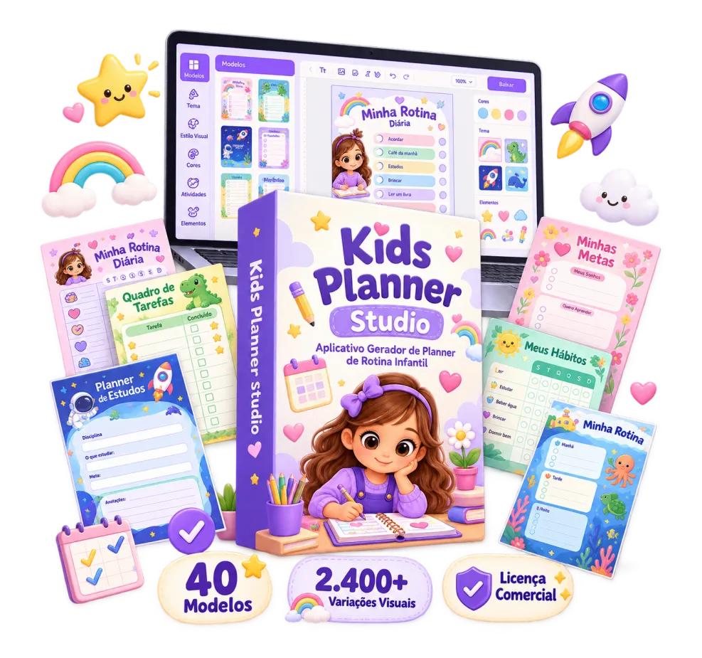 Kids Planner Studio — Prévia do Editor